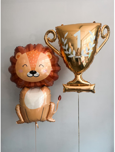 Фольгированные шары "Лев чемпион"