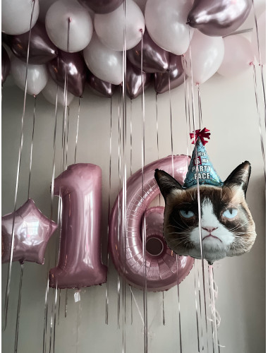 Оформление комнаты шарами на 16 лет